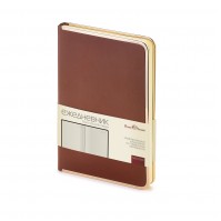 Ежедневник недатированный А5 "Chelsea" коричневый