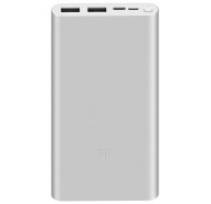Внешний аккумулятор XIAOMI Mi Power Bank 3, 10000мAч, серебристый